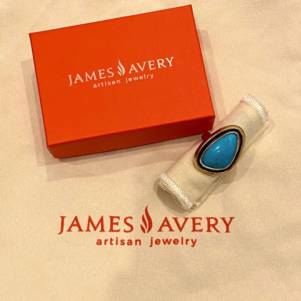 James Avery Turquoise Puerto De Luna Ring